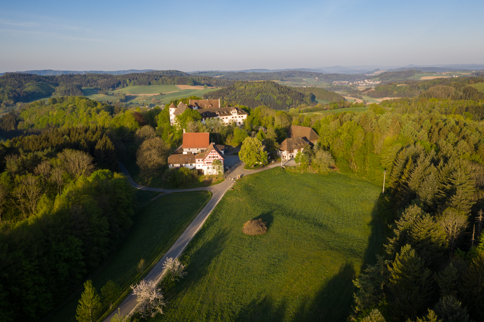 Schloss Hohenfels Luftaufnahme